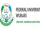 List of Courses Offered at the Federal University Wukari