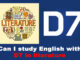 Courses You Can Study With D7, E8, or F9 in Literature in English
