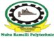 List of Courses Offered in Nuhu Bamalli Polytechnic