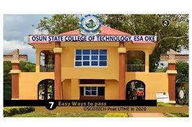 List of Courses Offered in Osun State College of Technology