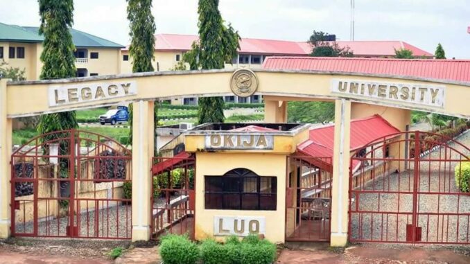 Legacy University Post UTME form