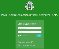 Check Admission Status on JAMB CAPS Acceptance Page